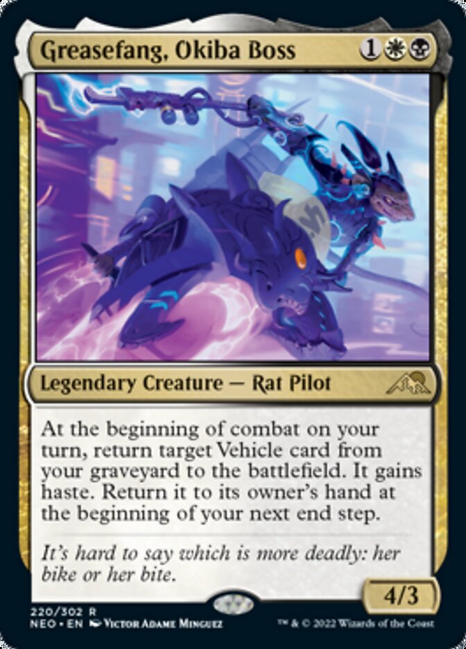 Greasefang, Okiba Boss [Kamigawa: Neon Dynasty] | Webway Games