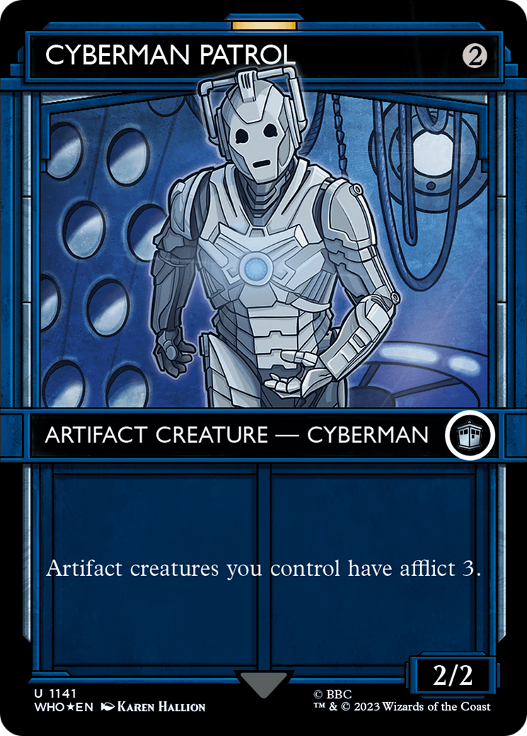 Cyberman Patrol (Showcase) (Surge Foil) [Doctor Who] | Webway Games