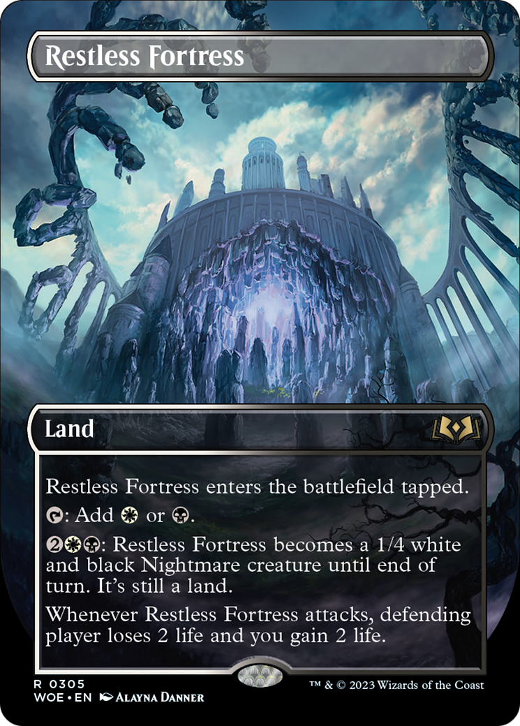 Restless Fortress (Borderless Alternate Art) [Wilds of Eldraine] | Webway Games