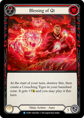 Blessing of Qi (Red) [TCC091] (Round the Table: TCC x LSS) | Webway Games