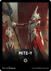 Mite-Y Theme Card [Phyrexia: All Will Be One Tokens] | Webway Games
