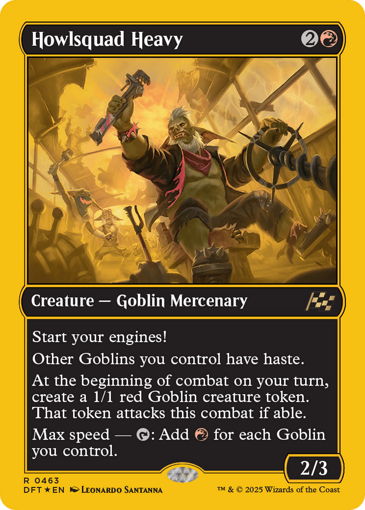 Howlsquad Heavy (First-Place Foil) [Aetherdrift] | Webway Games