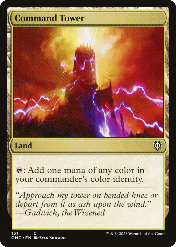 Command Tower [Phyrexia: All Will Be One Commander] | Webway Games