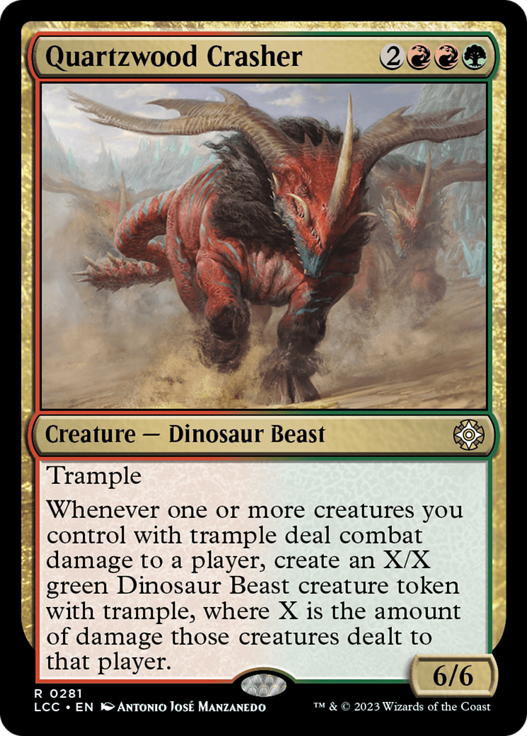 Quartzwood Crasher [The Lost Caverns of Ixalan Commander] | Webway Games