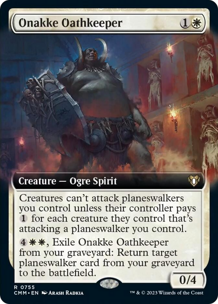 Onakke Oathkeeper (Extended Art) [Commander Masters] | Webway Games