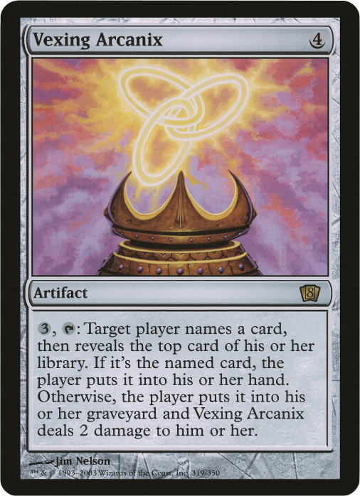 Vexing Arcanix (Oversized) [Eighth Edition Box Topper] | Webway Games