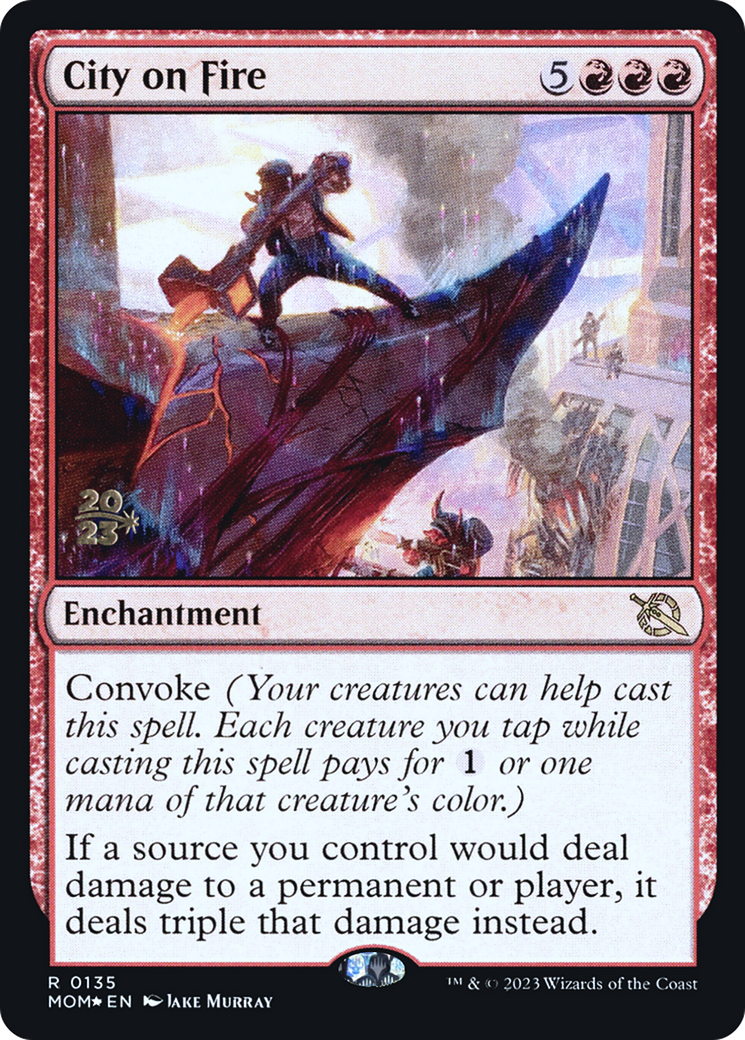 City on Fire [March of the Machine Prerelease Promos] | Webway Games