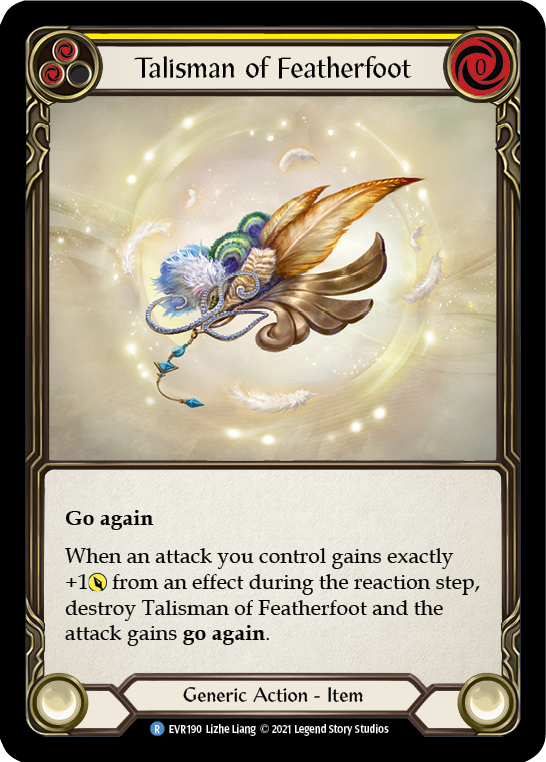 Talisman of Featherfoot [EVR190] (Everfest)  1st Edition Normal | Webway Games