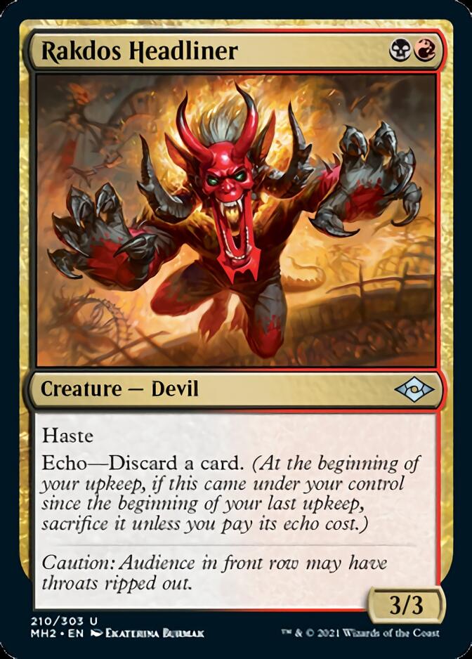 Rakdos Headliner [Modern Horizons 2] | Webway Games