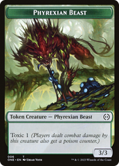 Phyrexian Goblin // Phyrexian Beast Double-Sided Token [Phyrexia: All Will Be One Tokens] | Webway Games