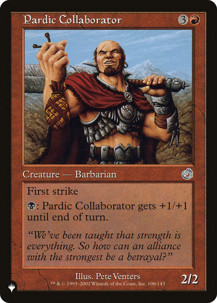 Pardic Collaborator [The List] | Webway Games