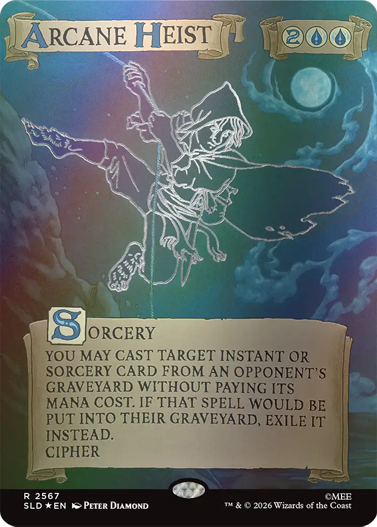 Arcane Heist (Out Of Sight Foil) [Secret Lair Drop Series] | Webway Games