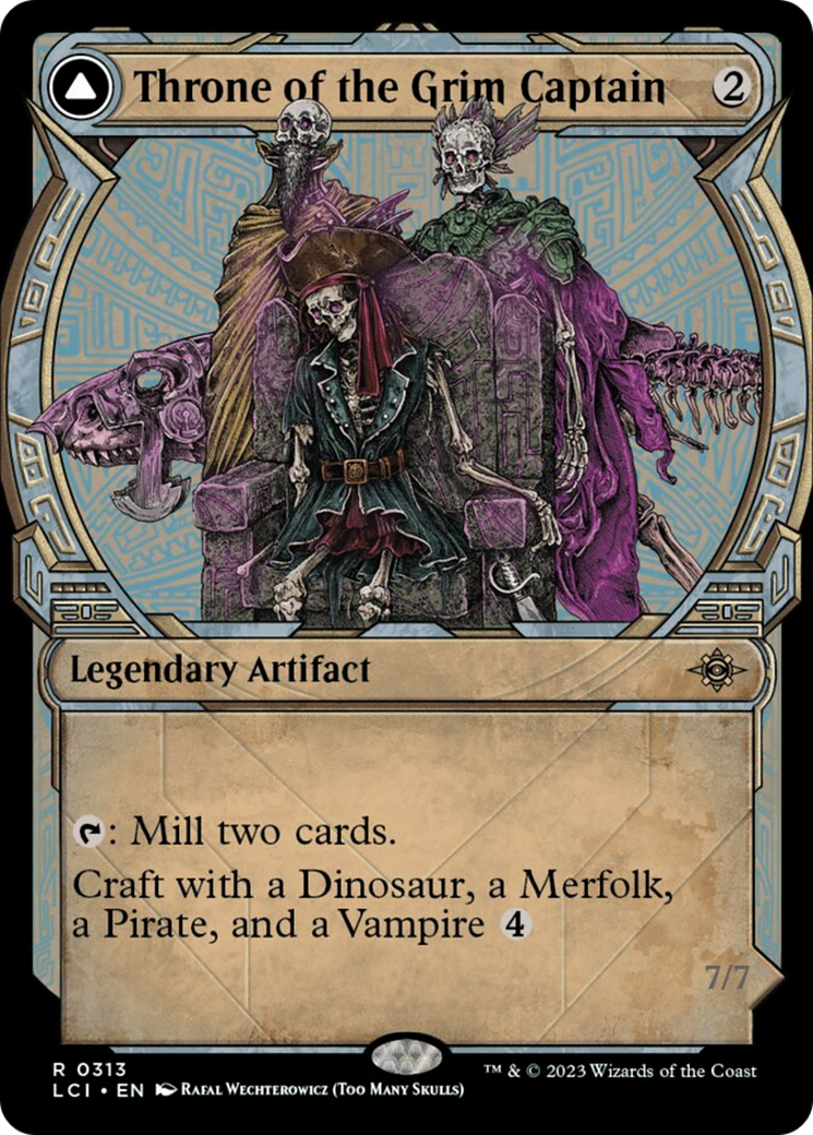 Throne of the Grim Captain // The Grim Captain (Showcase) [The Lost Caverns of Ixalan] | Webway Games