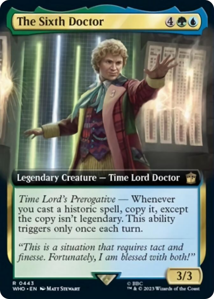 The Sixth Doctor (Extended Art) [Doctor Who] | Webway Games