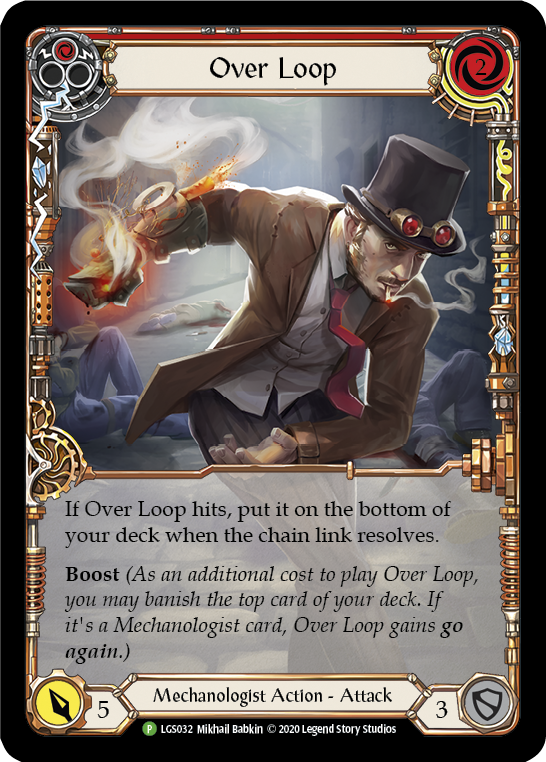 Over Loop (Red) [LGS032] (Promo)  Rainbow Foil | Webway Games