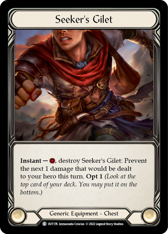 Seeker's Gilet [OUT176] (Outsiders)  Cold Foil | Webway Games