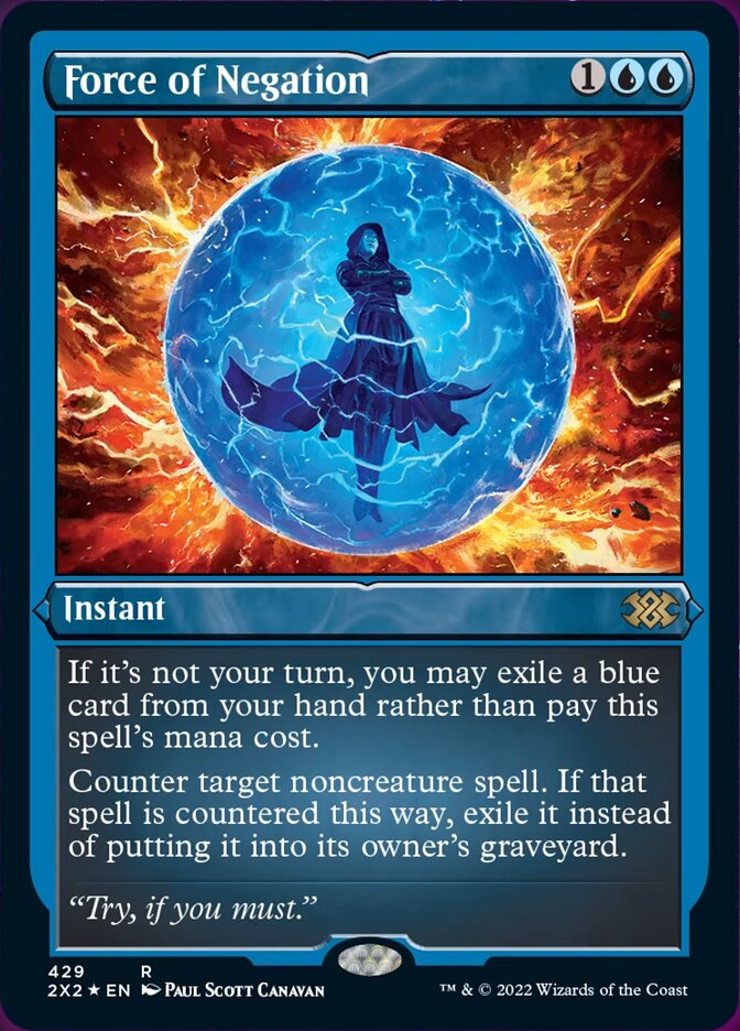 Force of Negation (Foil Etched) [Double Masters 2022] | Webway Games