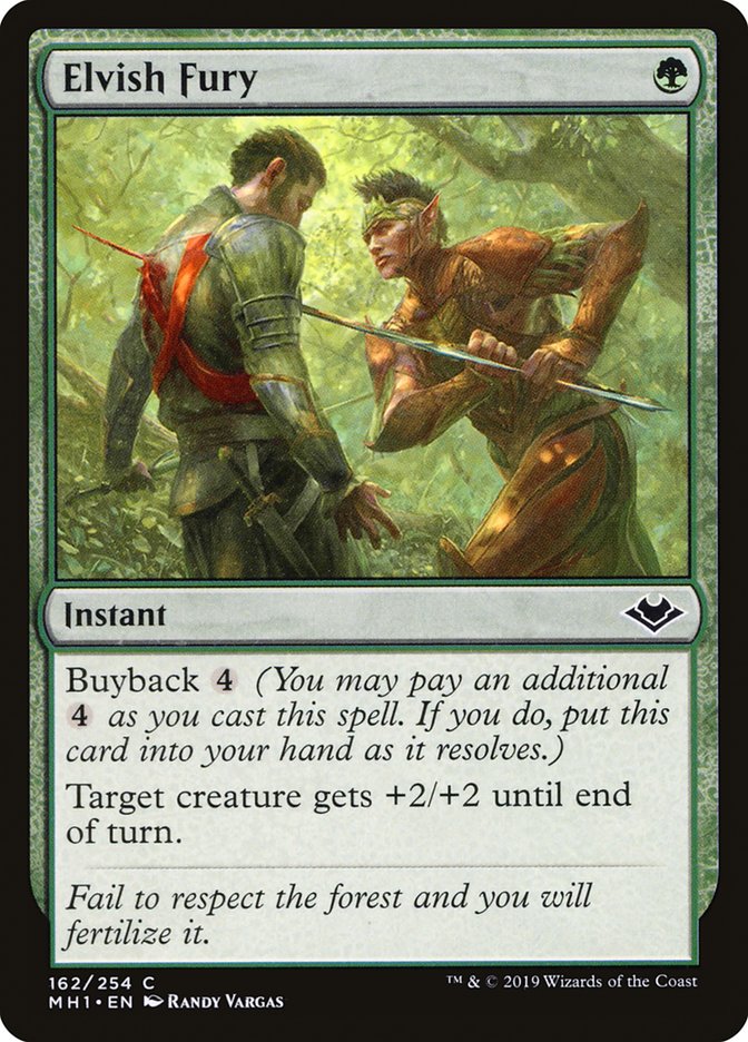 Elvish Fury [Modern Horizons] | Webway Games