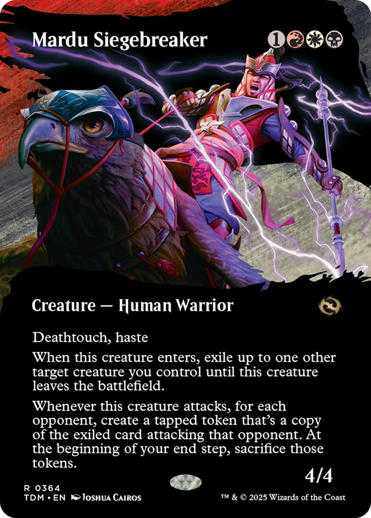 Mardu Siegebreaker (Borderless) [Tarkir: Dragonstorm] | Webway Games