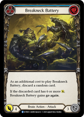 Breakneck Battery (Blue) [U-WTR013] (Welcome to Rathe Unlimited)  Unlimited Rainbow Foil | Webway Games