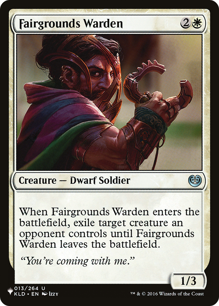 Fairgrounds Warden [The List] | Webway Games