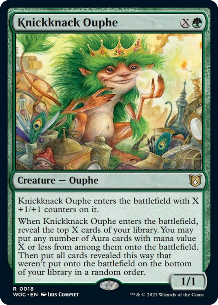 Knickknack Ouphe [Wilds of Eldraine Commander] | Webway Games