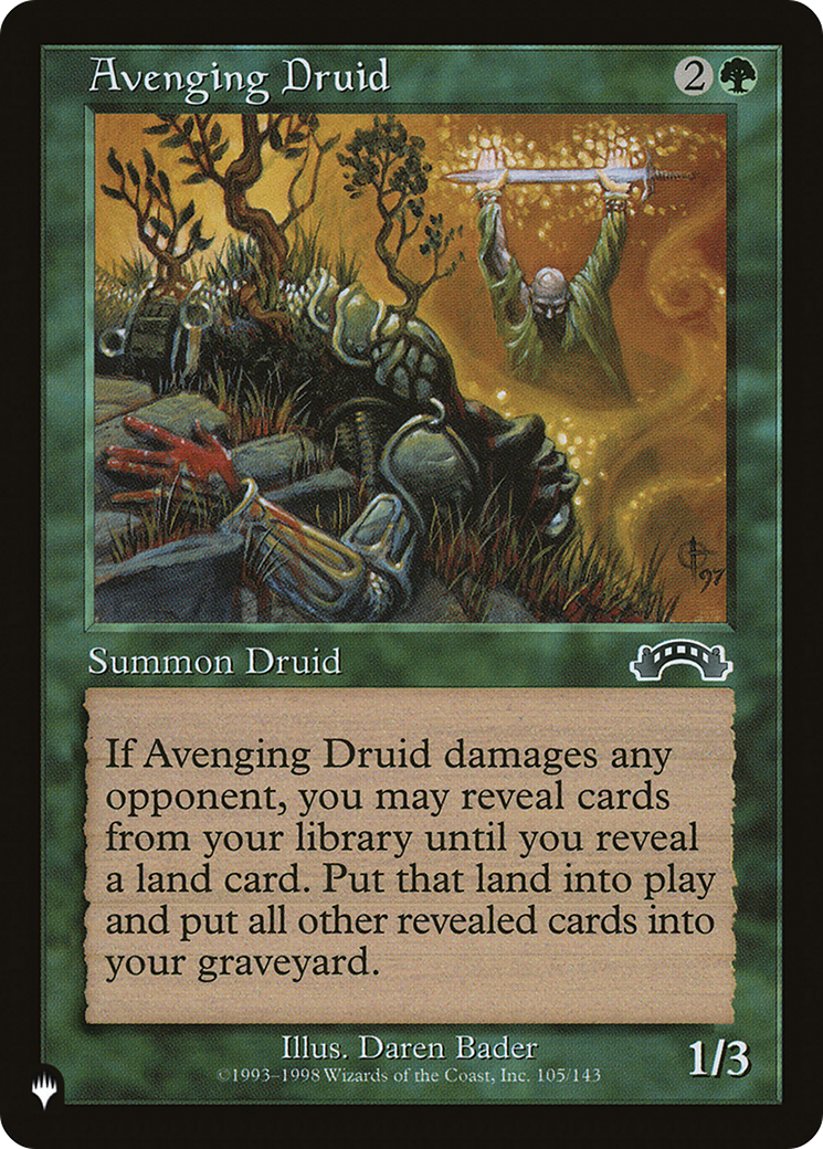 Avenging Druid [The List] | Webway Games
