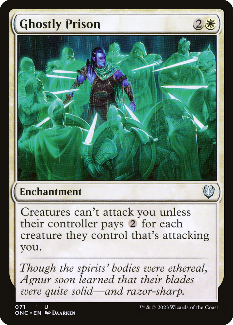 Ghostly Prison [Phyrexia: All Will Be One Commander] | Webway Games