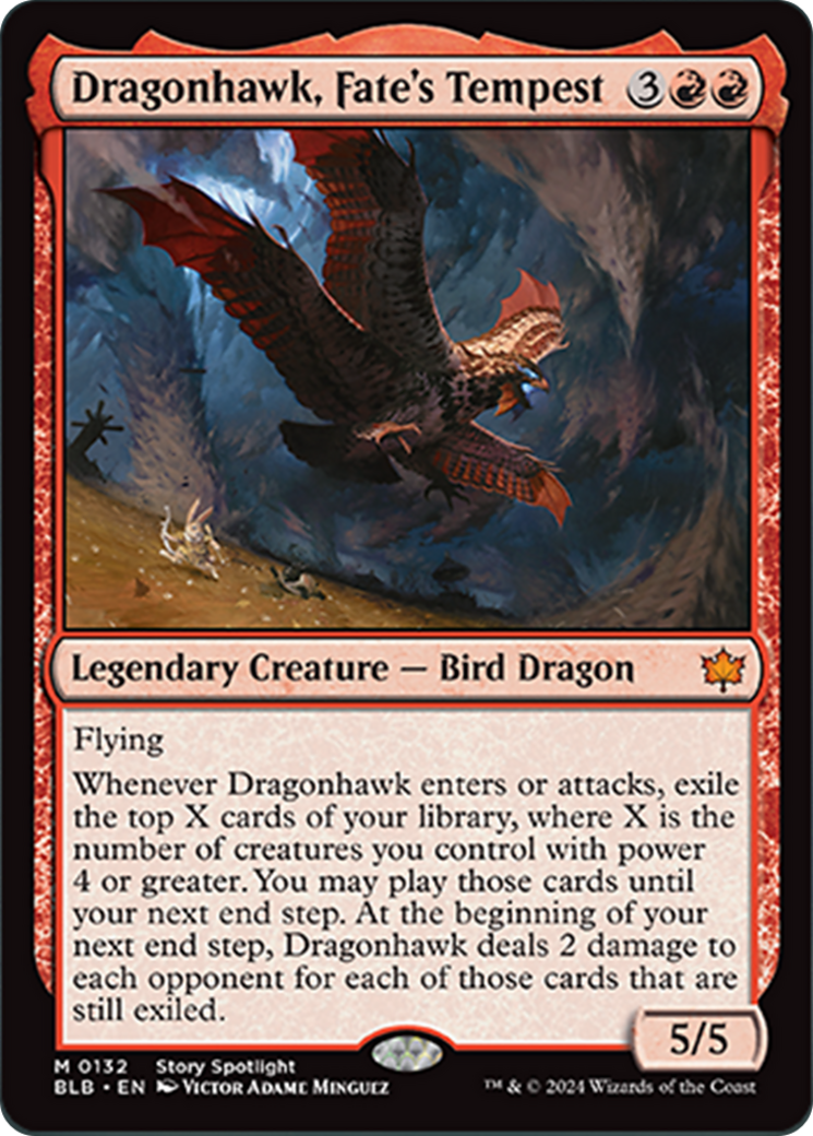 Dragonhawk, Fate's Tempest [Bloomburrow] | Webway Games