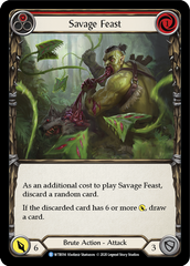 Savage Feast (Red) [U-WTR014] (Welcome to Rathe Unlimited)  Unlimited Rainbow Foil | Webway Games