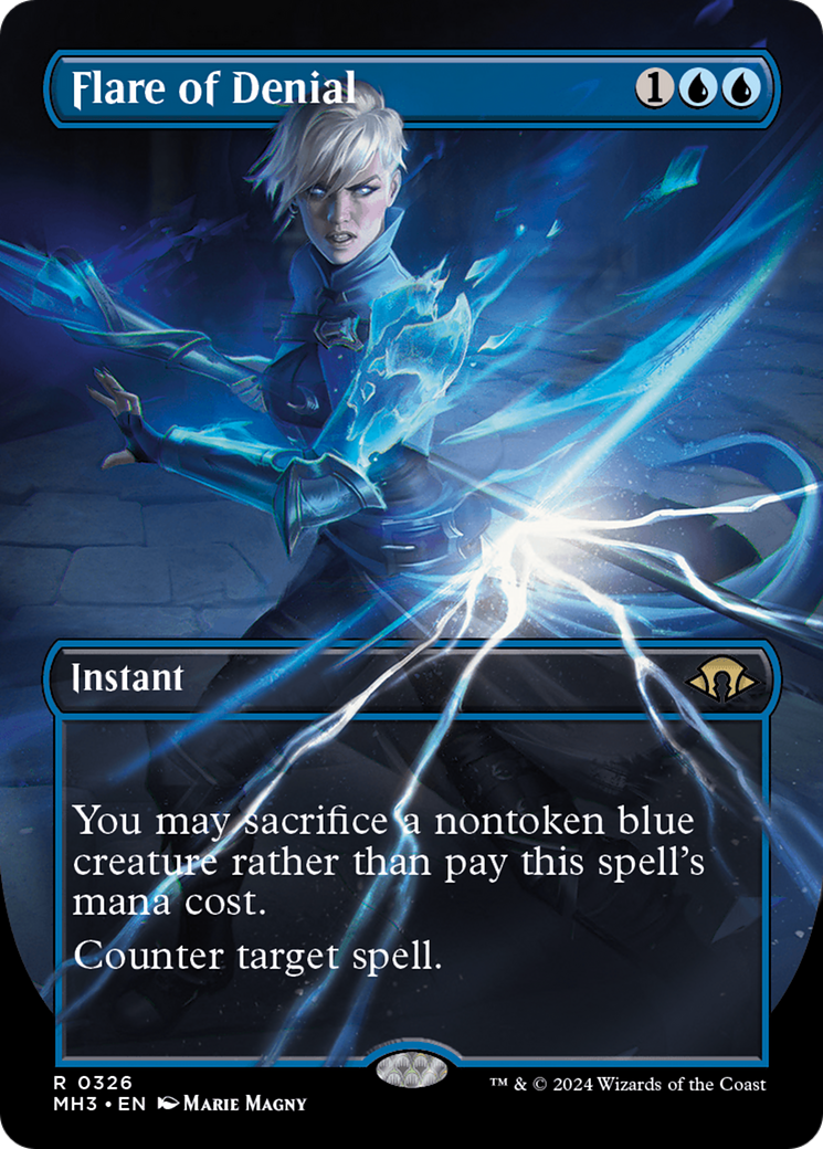 Flare of Denial (Borderless) [Modern Horizons 3] | Webway Games
