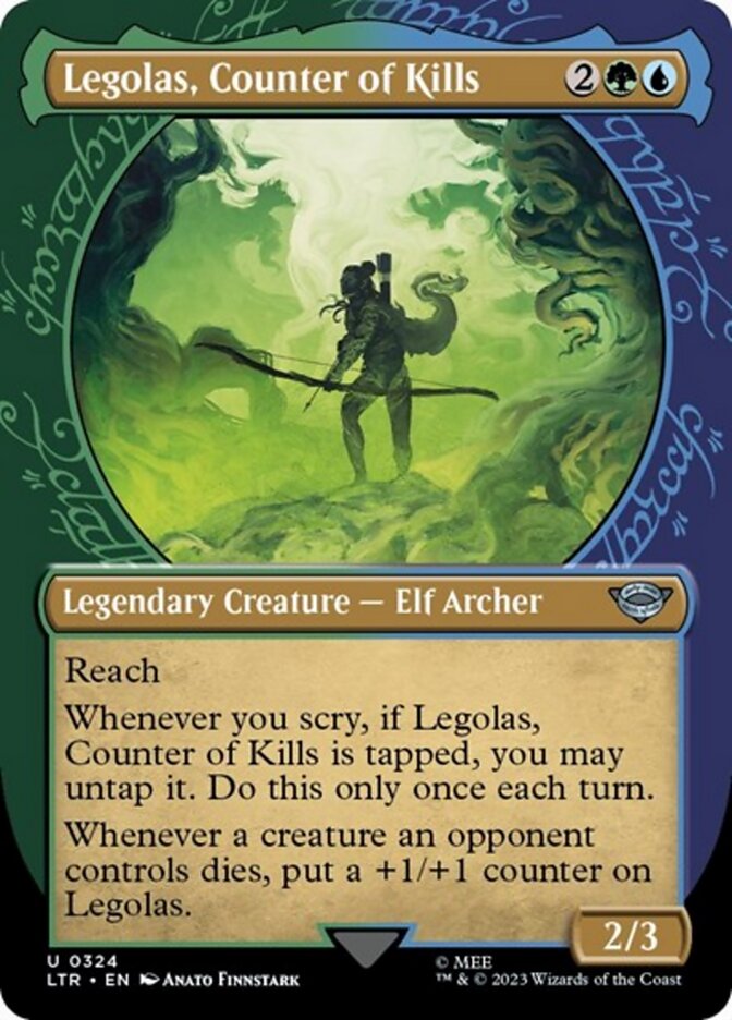 Legolas, Counter of Kills (Showcase Ring Frame) [The Lord of the Rings: Tales of Middle-Earth] | Webway Games