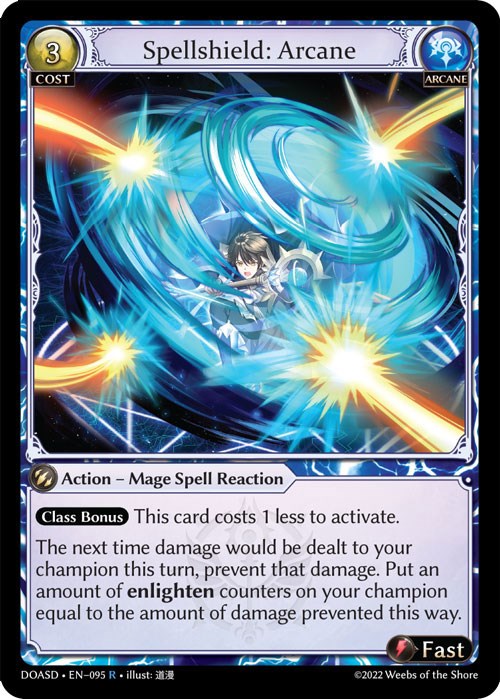 Spellshield: Arcane (095) [Dawn of Ashes: Starter Decks] | Webway Games