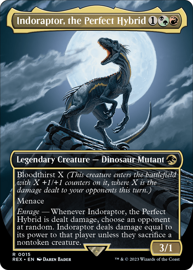 Indoraptor, the Perfect Hybrid (Borderless) [Jurassic World Collection] | Webway Games