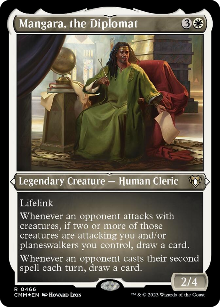 Mangara, the Diplomat (Foil Etched) [Commander Masters] | Webway Games