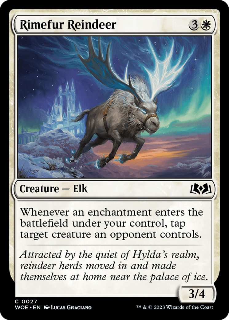 Rimefur Reindeer [Wilds of Eldraine] | Webway Games