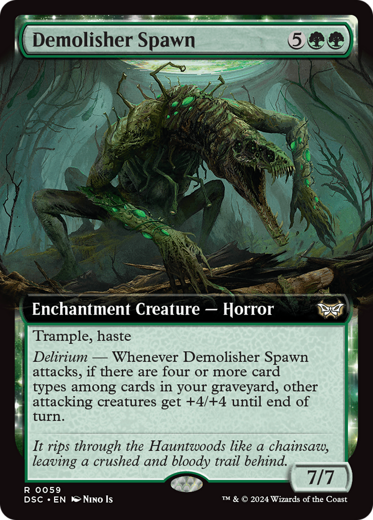 Demolisher Spawn (Extended Art) [Duskmourn: House of Horror Commander] | Webway Games