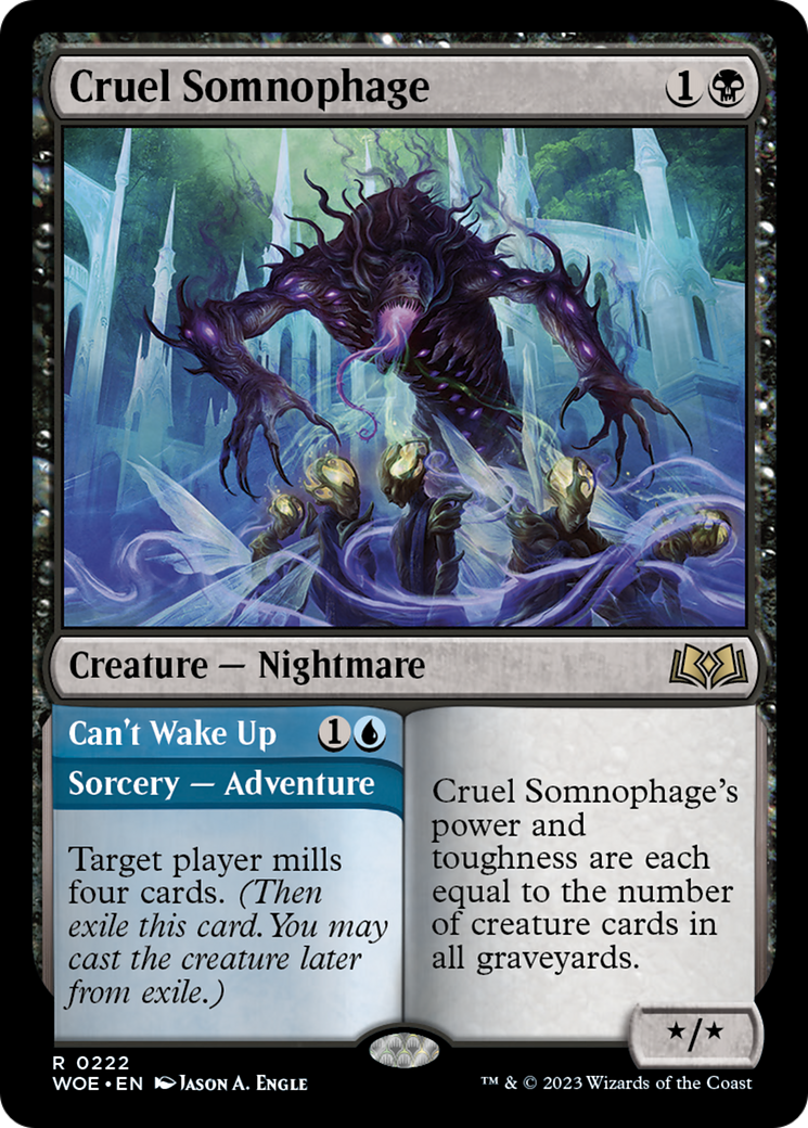 Cruel Somnophage // Can't Wake Up [Wilds of Eldraine] | Webway Games