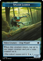 Rat // Splash Lasher Double-Sided Token [Bloomburrow Tokens] | Webway Games