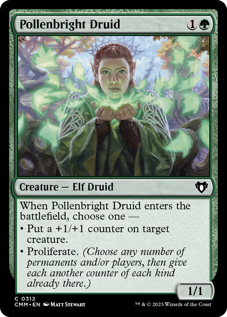 Pollenbright Druid [Commander Masters] | Webway Games