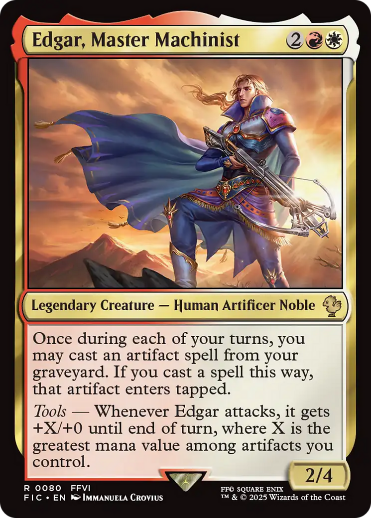 Edgar, Master Machinist [FINAL FANTASY Commander] | Webway Games
