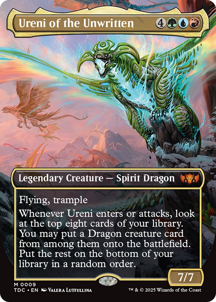 Ureni of the Unwritten (Borderless) [Tarkir: Dragonstorm Commander] | Webway Games