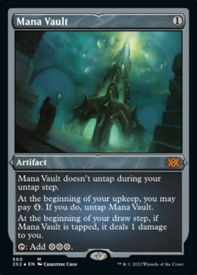 Mana Vault (Foil Etched) [Double Masters 2022] | Webway Games