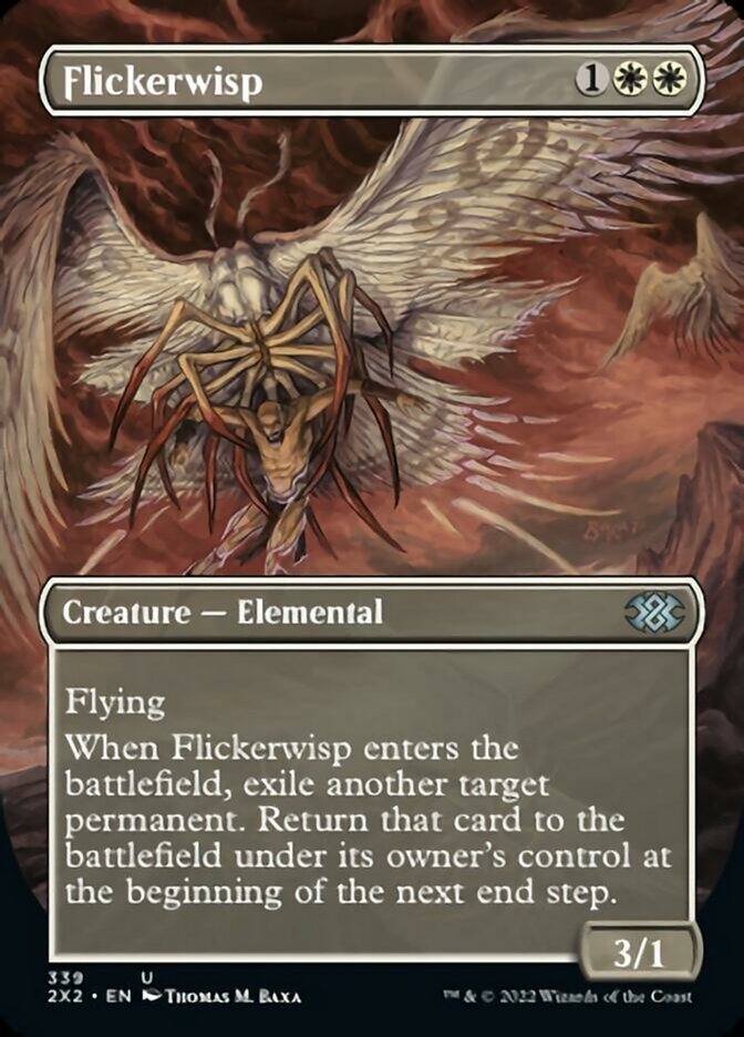 Flickerwisp (Borderless Alternate Art) [Double Masters 2022] | Webway Games