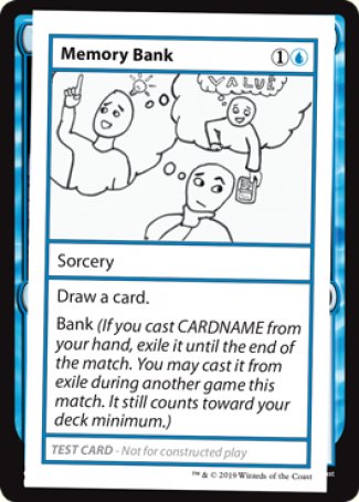 Memory Bank (2021 Edition) [Mystery Booster Playtest Cards] | Webway Games