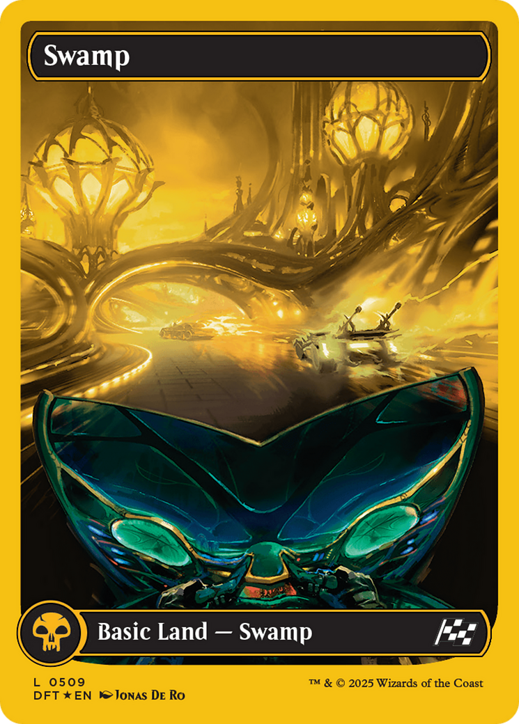 Swamp (0509) (First-Place Foil) [Aetherdrift] | Webway Games