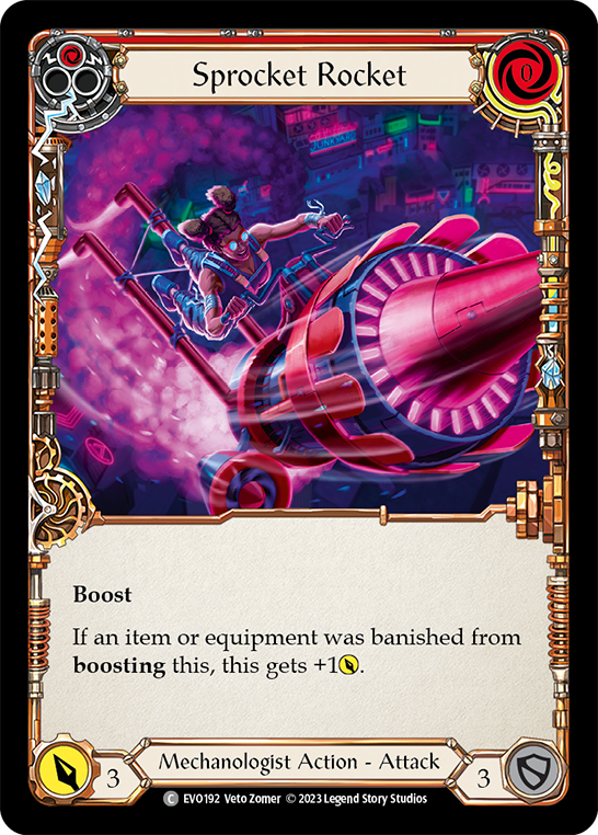 Sprocket Rocket (Red) [EVO192] (Bright Lights) | Webway Games