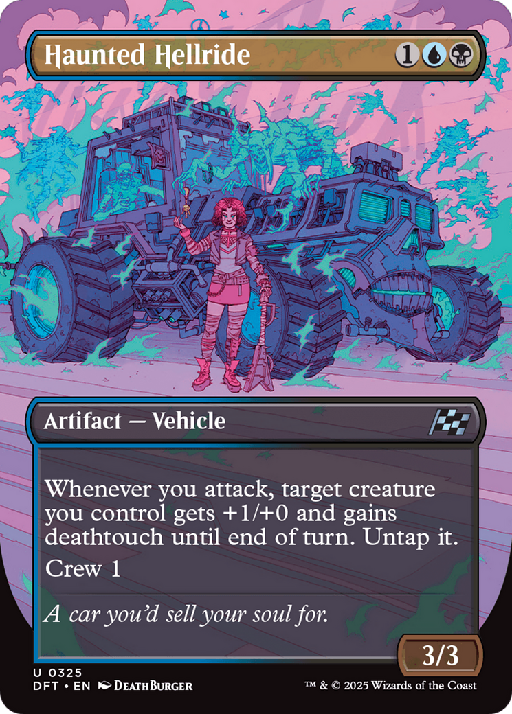 Haunted Hellride (Borderless) [Aetherdrift] | Webway Games