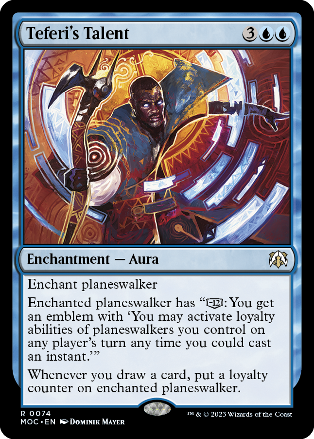 Teferi's Talent [March of the Machine Commander] | Webway Games