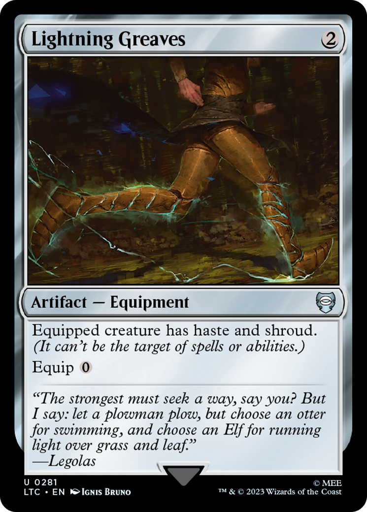 Lightning Greaves [The Lord of the Rings: Tales of Middle-Earth Commander] | Webway Games